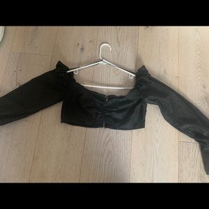 Off the shoulder crop top